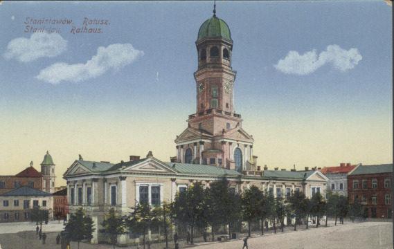 Перше газифіковане світильним газом приміщення Станіславова – ратуша, 1876 р.