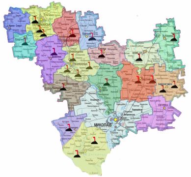 Карта газопроводу