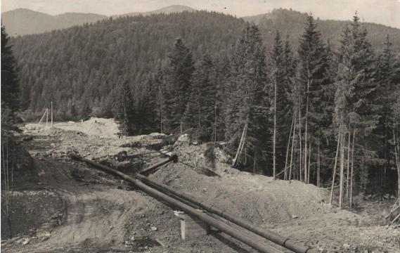 Прокладання перших газопроводів в Міжгірському та Свалявському районах.