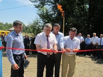 Пуск газу с. Нижня Апша Тячівського району