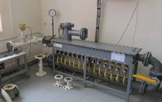 Автоматизована установка повірки побутових лічильників газу АУП 400В