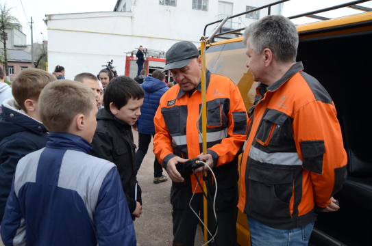 У День цивільного захисту газовики нагадали школярам правила безпеки